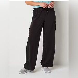 Xersion Womens Wide Leg Active Cargo Pant